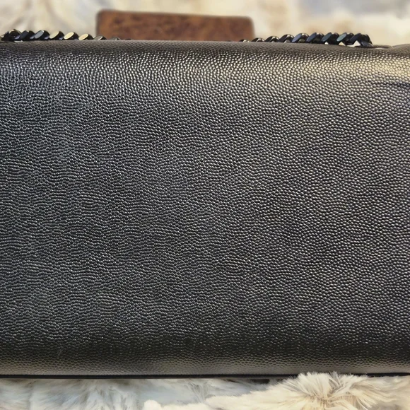 Yves Saint Laurent Black Leather Shoulder Bag - Picture 7 of 9